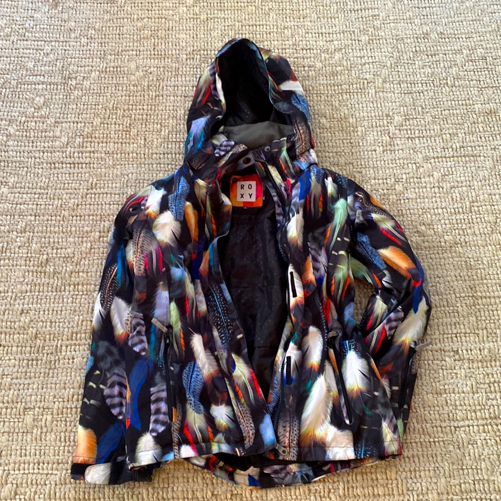 Roxy feather snowboard/ski jacket XS